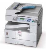 Ricoh MP-1600 digital copier with print, scan, copy and fax capability.