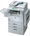 Ricoh MP-2510 digital copier with print, scan, copy and fax capability.