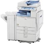 Ricoh MP-4000 digital copier with print, scan, copy and fax capability.